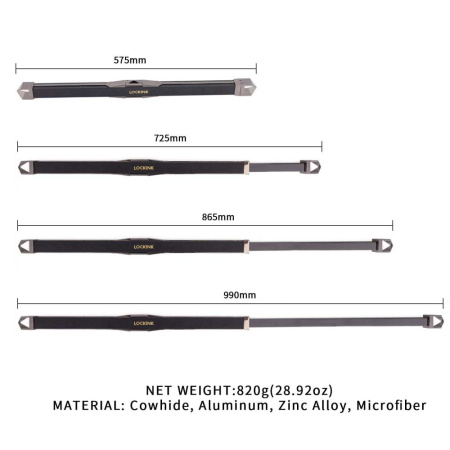 Фиксатор-распорка LOCKINK Adjustable Spreader Bar Set - Black || Фіксатор-розпірка LOCKINK Adjustable Spreader Bar Set - Black