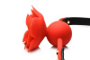 Силиконовый кляп с розой Master Series: Blossom Silicone Rose Gag – Red || Силіконовий кляп з трояндою Master Series: Blossom Silicone Rose Gag – Red