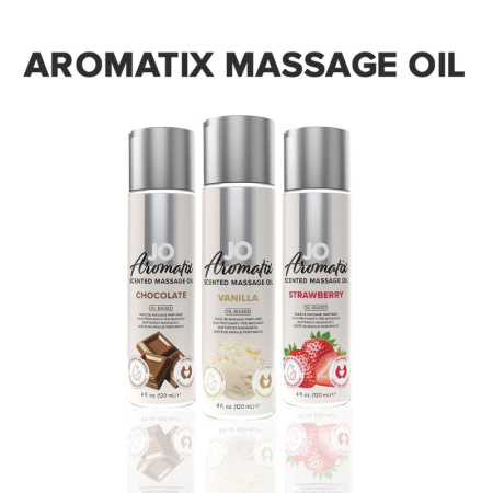 Натуральное массажное масло JO Aromatix Massage Oil Vanilla 120 мл || Натуральна масажна олія JO Aromatix Massage Oil Vanilla 120 мл