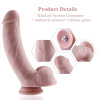 Силиконовый фаллоимитатор для секс-машин Hismith 8.3″ Silicone Dildo, изогнутый, система KlicLok || Силіконовий фалоімітатор для секс-машин Hismith 8.3″ Silicone Dildo, вигнутий, система KlicLok
