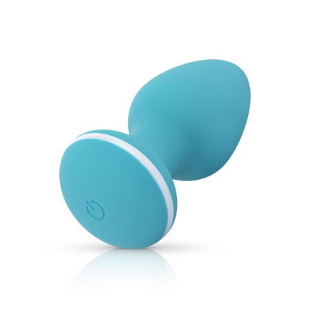 Анальная вибропробка Cala Azul - Blanca Vibrating anal plug || Анальна вібропробка Cala Azul - Blanca Vibrating anal plug