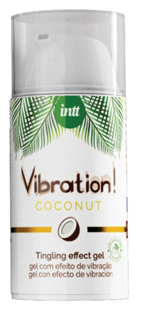 Жидкий вибратор Intt Vibration Coconut Vegan (15 мл) || Рідкий вібратор Intt Vibration Coconut Vegan (15 мл)