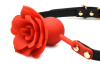 Силиконовый кляп с розой Master Series: Blossom Silicone Rose Gag – Red || Силіконовий кляп з трояндою Master Series: Blossom Silicone Rose Gag – Red