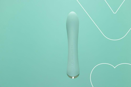 Вибратор с подогревом FairyGasm WowGenie green, подогрев до 42 °C || Вібратор з підігрівом FairyGasm WowGenie green, підігрів до 42 °C