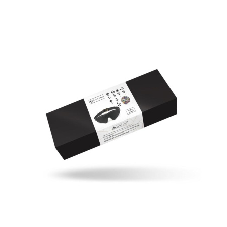 Маска на глаза Liebe Seele Black Organosilicon Blindfold, экокожа || Маска на очі Liebe Seele Black Organosilicon Blindfold, екошкіра