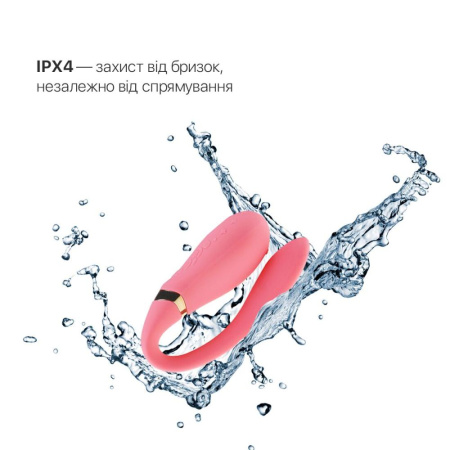 Смартвибратор для пар Zalo — Fanfan set Rouge Pink, пульт ДУ || Смартвібратор для пар Zalo Fanfan set Rouge Pink, пульт ДК