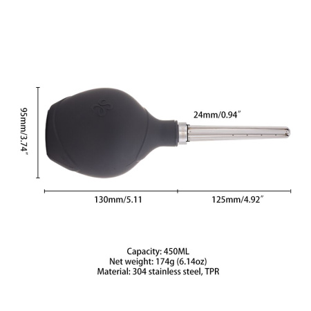 Спринцовка LOCKINK SEVANDA Stream Enema Bulb || Спринцівка LOCKINK SEVANDA Stream Enema Bulb