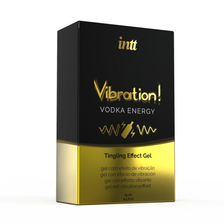 Жидкий вибратор Intt Vibration Vodka (15 мл), густой гель, очень вкусный, действует до 30 минут || Рідкий вібратор Intt Vibration Vodka (15 мл), густий гель, дуже смачний, діє до 30 хвилин