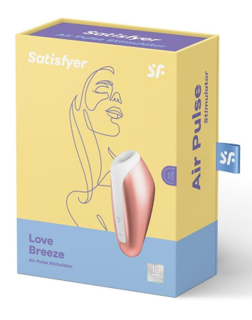 Миниатюрный вакуумный стимулятор Satisfyer Love Breeze Copper || Мініатюрний вакуумний стимулятор Satisfyer Love Breeze Copper