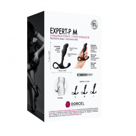 Ручной эргономичный массажер простаты Dorcel Expert P size M || Ручний ергономічний масажер простати Dorcel Expert P size M