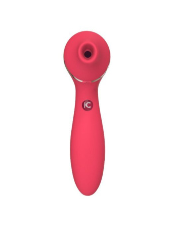 Вакуумный вибратор KISTOY Polly Plus Red || Вакуумний вібратор KISTOY Polly Plus Red