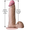 Фаллоимитатор Doc Johnson The Realistic Cock 6 inch White - ULTRASKYN, Vack-U-Lock, диаметр 4,3см || Фалоімітатор Doc Johnson The Realistic Cock 6 inch White – ULTRASKYN, Vack-U-Lock, діаметр 4,3 см