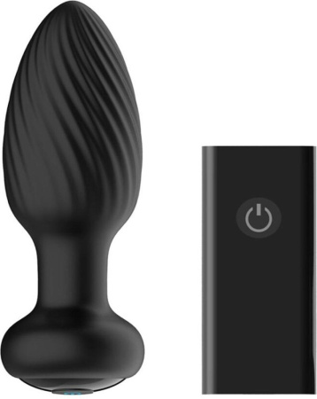 Анальная пробка Nexus TORNADO Small, ротация+вибрация, пульт ДУ || Анальна пробка Nexus TORNADO Small, ротація+вібрація, пульт ДК