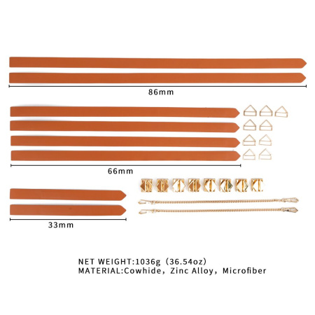 Набор из 8 ремней для связывания LOCKINK 8-Bondage-Straps Restraint Set - Brown || Набір із 8 ременів для зв'язування LOCKINK 8-Bondage-Straps Restraint Set - Brown