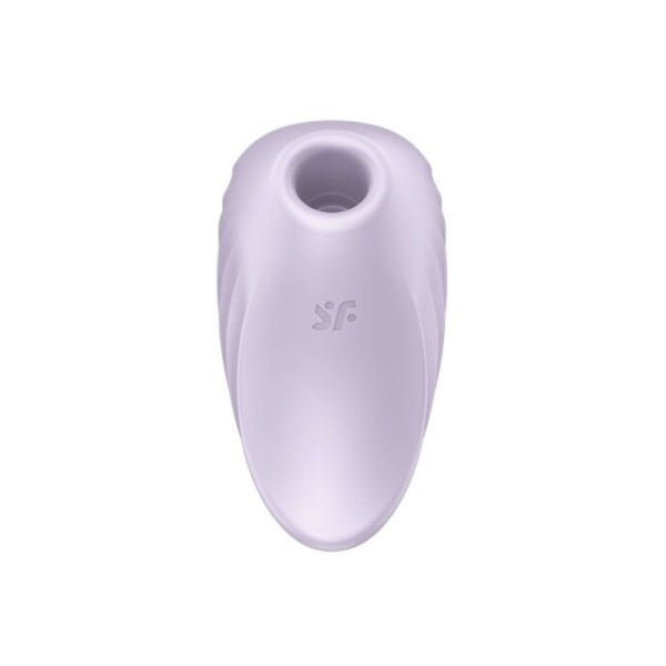 Вакуумный клиторальный стимулятор с вибрацией Satisfyer Pearl Diver Violet