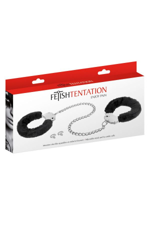 Поножи Fetish Tentation Adjustable metal and fur ankle cuffs || Поножі Fetish Tentation Adjustable metal and fur ankle cuffs