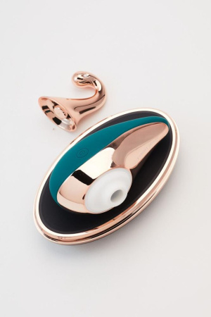 Изысканный вакуумный вибратор Knight Jenay SOUL & DESIRE, лубрикант в комплекте || Вишуканий вакуумний вібратор Knight Jenay SOUL & DESIRE, лубрикант у комплекті