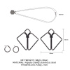 Зажимы для сосков с тяжелой подвеской LOCKINK Nipple Clamps with Heavy Pendant - Grey || Затискачі для сосків з важкою підвіскою LOCKINK Nipple Clamps with Heavy Pendant - Grey