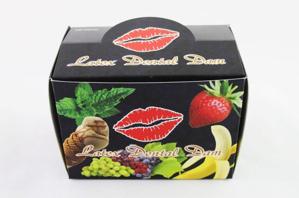 Набор латексных салфеток Latex Dental Dams Assorted 100 шт