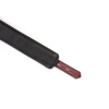 Кожаный ошейник с поводком Liebe Seele Wine Red Curved Collar, замок-сердечко || Шкіряний нашийник з повідцем Liebe Seele Wine Red Curved Collar, замок-сердечко