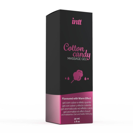 Массажный гель для интимных зон Intt Cotton Candy (30 мл) разогревающий || Масажний гель для інтимних зон Intt Cotton Candy (30 мл) розігрівальний