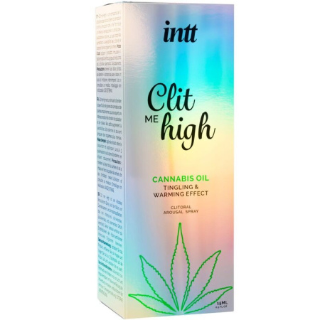 Возбуждающий гель для клитора Intt Clit Me On High Cannabis Oil 15 мл, сильная стимуляция || Збуджувальний гель для клітора Intt Clit Me On High Cannabis Oil 15 мл, сильна стимуляція