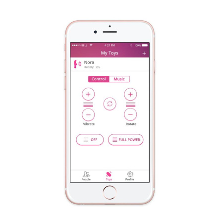 Смарт вибратор-кролик Lovense Nora с вращающимся стволом || Смарт вібратор-кролик Lovense Nora з обертовим стовбуром