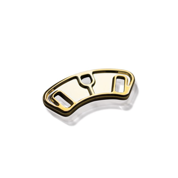 Клетка для члена с электростимуляцией Mystim Pubic Enemy No 1 - Gold Edition