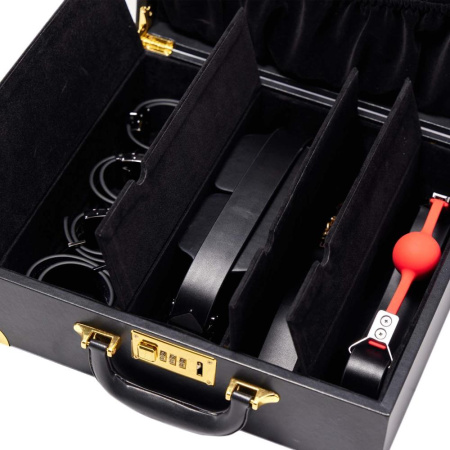 БДСМ-набор LOCKINK Moonlight Treasure Chest - Black Set || БДСМ-набір LOCKINK Moonlight Treasure Chest - Black Set