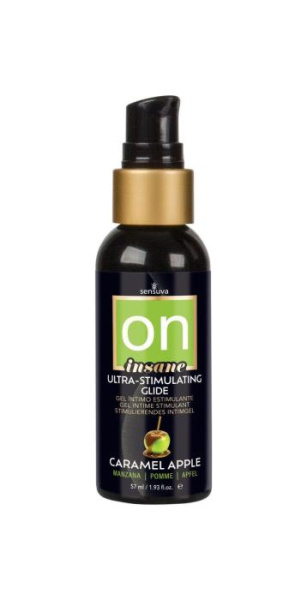 Возбуждающая смазка на гибридной основе Sensuva Ultra-Stimulating On Insane Caramel Apple (57 мл)