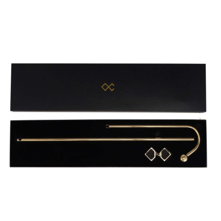 Анальный крюк LOCKINK Golden Adjustable Anal Hook Set || Анальний гак LOCKINK Golden Adjustable Anal Hook Set