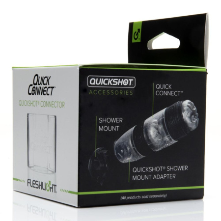 Адаптер Fleshlight Quickshot Quick Connect для соединения двух Квикшотов в одну игрушку || Адаптер Fleshlight Quickshot Quick Connect для з'єднання двох Квікшотов в одну іграшку