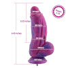 Фаллоимитатор для секс-машин Hismith 9.45" Silicone Fantasy Series Dildo, система крепления KlicLok || Фалоімітатор для секс-машин Hismith 9.45″ Silicone Fantasy Series Dildo, система кріплення KlicLok