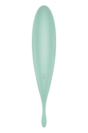 Смарт-вибратор для клитора с вакуумной стимуляцией Satisfyer Twirling Pro+ Mint || Смарт-вібратор для клітора з вакуумною стимуляцією Satisfyer Twirling Pro+ Mint