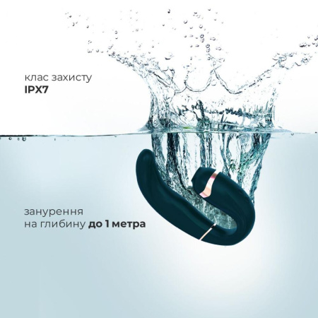 Пульсатор с вакуумной стимуляцией клитора Adrien Lastic My G (Teal) || Пульсатор із вакуумною стимуляцією клітора Adrien Lastic My G (Teal)