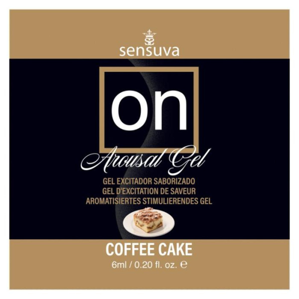 Пробник возбуждающего геля Sensuva - ON for Her Arousal Gel Coffee Cake (4 мл)
