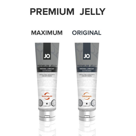 Лубрикант на силиконовой основе JO PREMIUM JELLY — ORIGINAL (120 мл) без консервантов || Лубрикант на силіконовій основі JO PREMIUM JELLY — ORIGINAL (120 мл) без консервантів