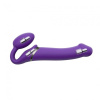 Безремневой страпон с вибрацией Strap-On-Me Vibrating Violet L, диам. 3,7см, пульт ДУ, регулируемый || Безремінний страпон з вібрацією Strap-On-Me Vibrating Violet L, діам. 3,7 см, пульт ДК, регульований