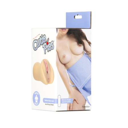 Мастурбатор-вагина и попка Cutie Pies Baker Becky Vagina & Ass Masturbator, вибропуля в подарок || Мастурбатор-вагіна та попка Cutie Pies Baker Becky Vagina & Ass Masturbator, віброкуля в подарунок