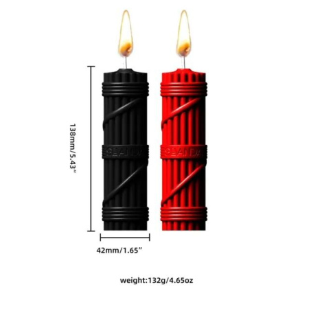 Свечи для BDSM LOCKINK SEVANDA Fetish Drip Candles Set 2 шт || Свічки для BDSM LOCKINK SEVANDA Fetish Drip Candles Set 2 шт
