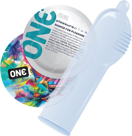 Набор презервативов ONE Pleasure Plus 100 шт, мегапак тюб || Набір презервативів ONE Pleasure Plus 100 шт, мегапак тюб