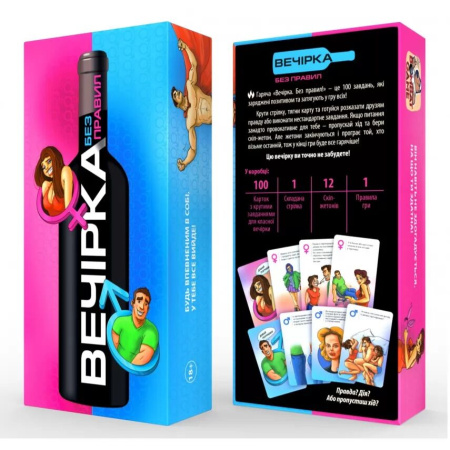 Игра для зажигательной вечеринки «Вечірка. Без правил» (UA) || Ігра для запальної вечірки «Вечірка. Без правил» (UA)