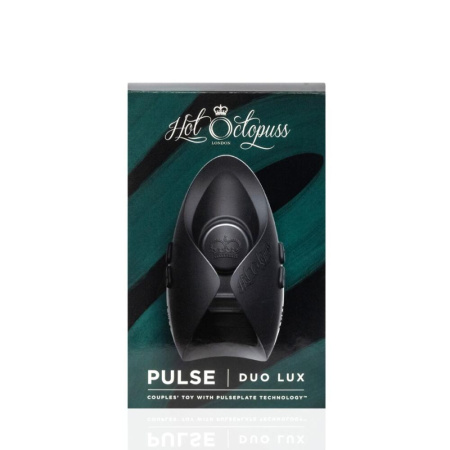 Игрушка для пар Hot Octopuss PULSE DUO LUX, пульсация+вибрация, использование без рук, 2 пульта || Іграшка для пар Hot Octopuss PULSE DUO LUX, пульсація+вібрація, використання без рук, 2 пульти