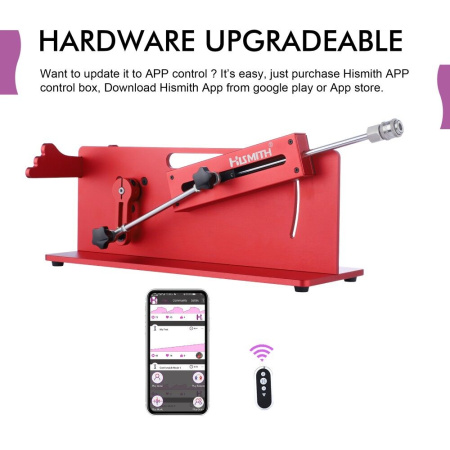 Смарт секс-машина Hismith Table Top 2.0 Pro APP Red, настольная версия || Смарт секс-машина Hismith Table Top 2.0 Pro APP Red, настільна версія