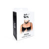 Ошейник с поводком из натуральной кожи с заклепками Art of Sex - Jenna Collar with Leash, черный || Нашийник з повідцем із натуральної шкіри із заклепками Art of Sex - Jenna Collar with Leash, чорний