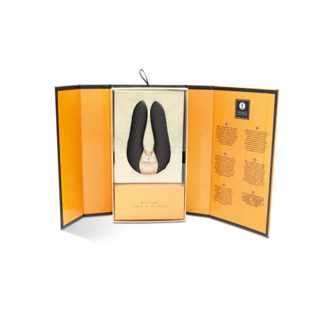 Вибратор для клитора Shunga Aiko Black, гибкие кончики || Вібратор для клітора Shunga Aiko Black, гнучкі кінчики