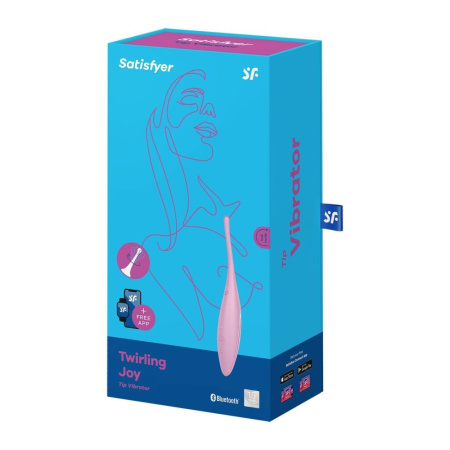 Смарт-вибратор для клитора Satisfyer Twirling Joy Pink || Смарт-вібратор для клітора Satisfyer Twirling Joy Pink