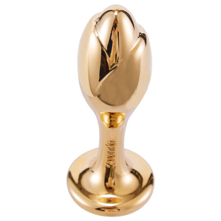 Металлическая анальная пробка Хвост пони LOCKINK SEVANDA White Pony-Tail Anal Rose-shape Plug || Металева анальна пробка Хвіст поні LOCKINK SEVANDA White Pony-Tail Anal Rose-shape Plug