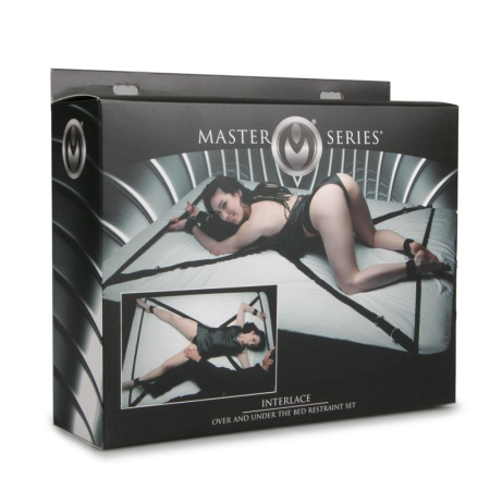 Растяжка на кровать Master Series Interlace Bed Restraint Set || Розтяжка на ліжко Master Series Interlace Bed Restraint Set
