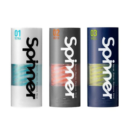 Мастурбатор Tenga Spinner 01 Tetra с упругой стимулирующей спиралью внутри, нежная спираль || Мастурбатор Tenga Spinner 01 Tetra з пружною стимулювальною спіраллю всередині, ніжна спіраль